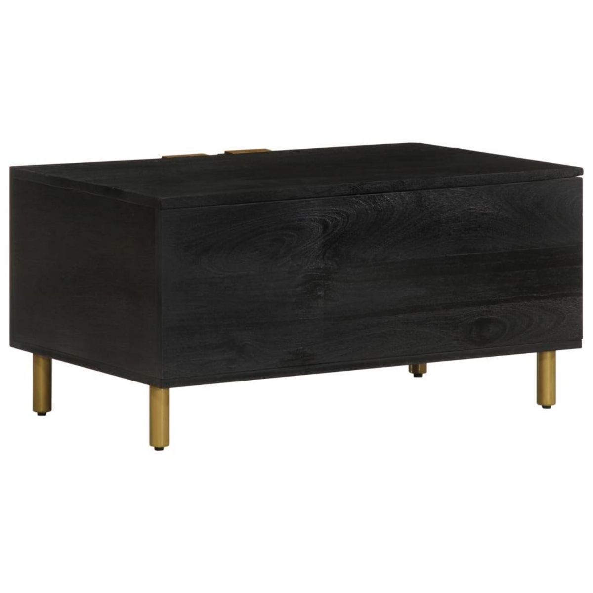 VIDAXL Table basse Noir 80x50x40 cm Bois d'ingenierie