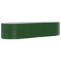 Voir la diapositive 2 : VIDAXL Lit sureleve de jardin Acier enduit de poudre 322x100x68cm Vert