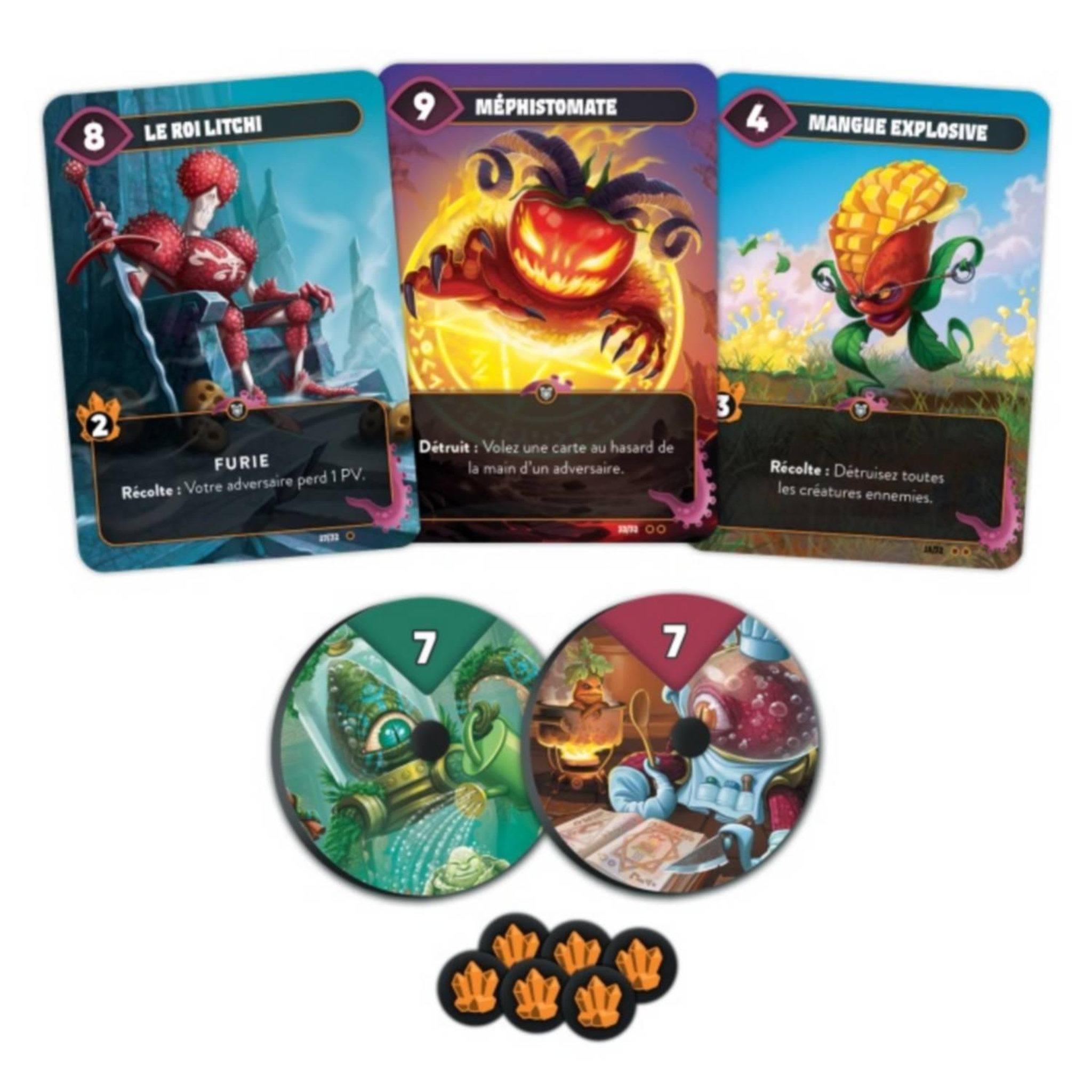 Voir la diapositive 2 : Iello Jeu de stratégie Iello Mindbug Bataille de Fruits Royale