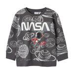 NAME IT Sweat  Garçon Name it Daim Nasa. Coloris disponibles : Gris