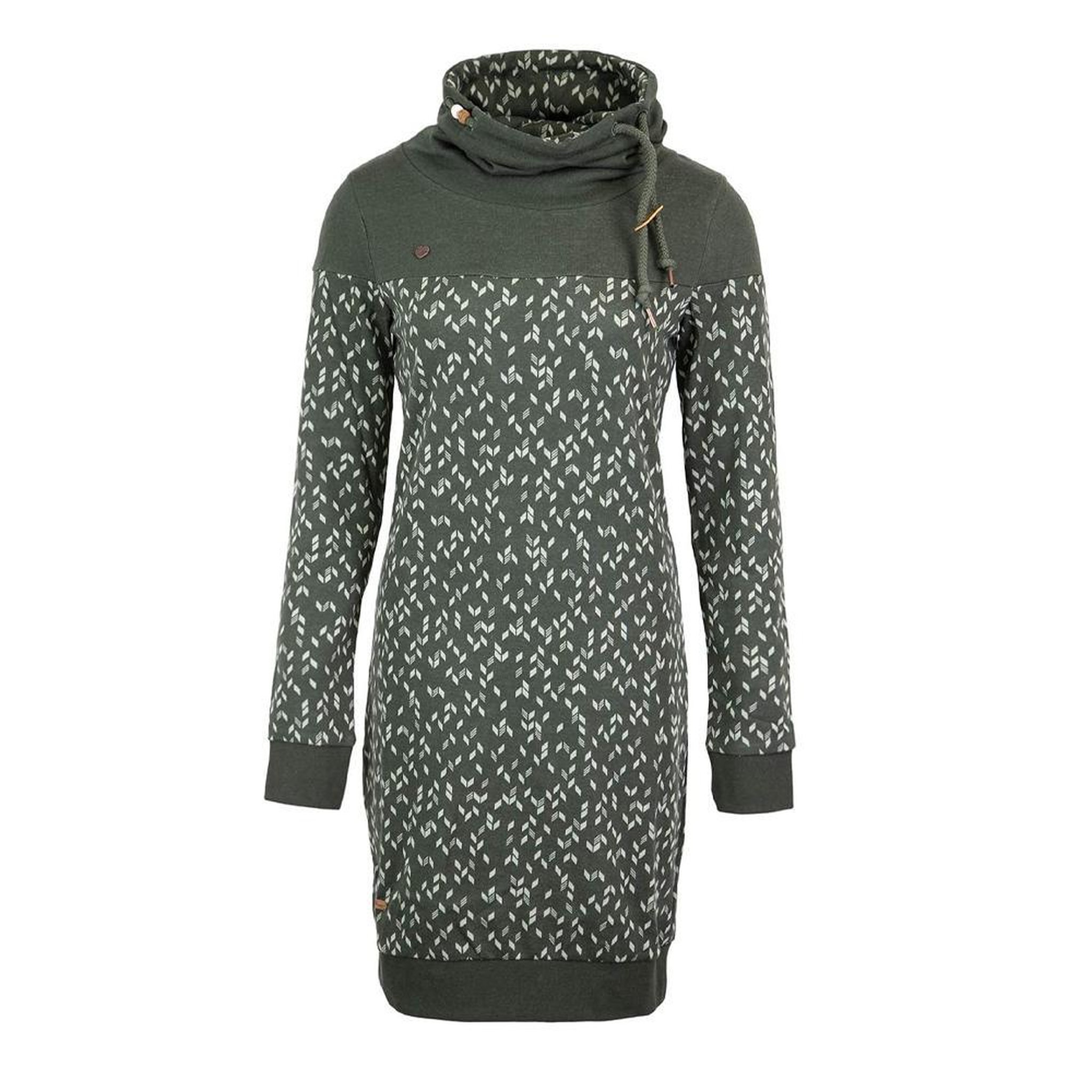 RAGWEAR Robe Pull  Femme Ragwear Chloe Dress. Coloris disponibles : Vert