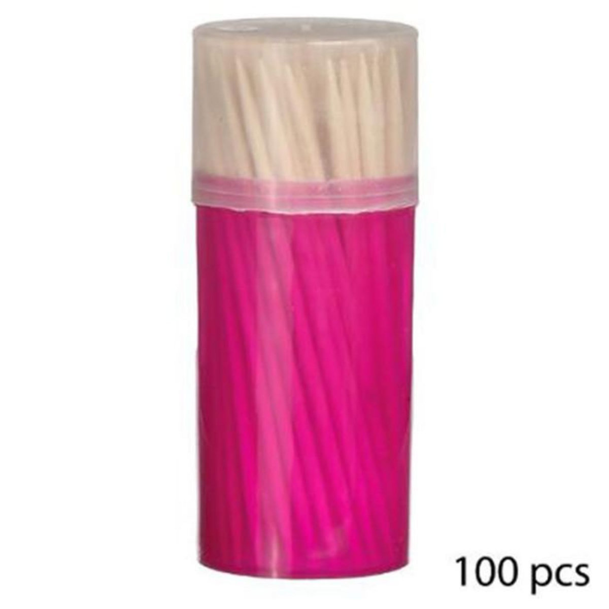 FIVE Lot de 4 Pots à Cure-Dents  Teath  6cm Multicolore