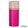 Voir la diapositive 2 : FIVE Lot de 4 Pots à Cure-Dents  Teath  6cm Multicolore