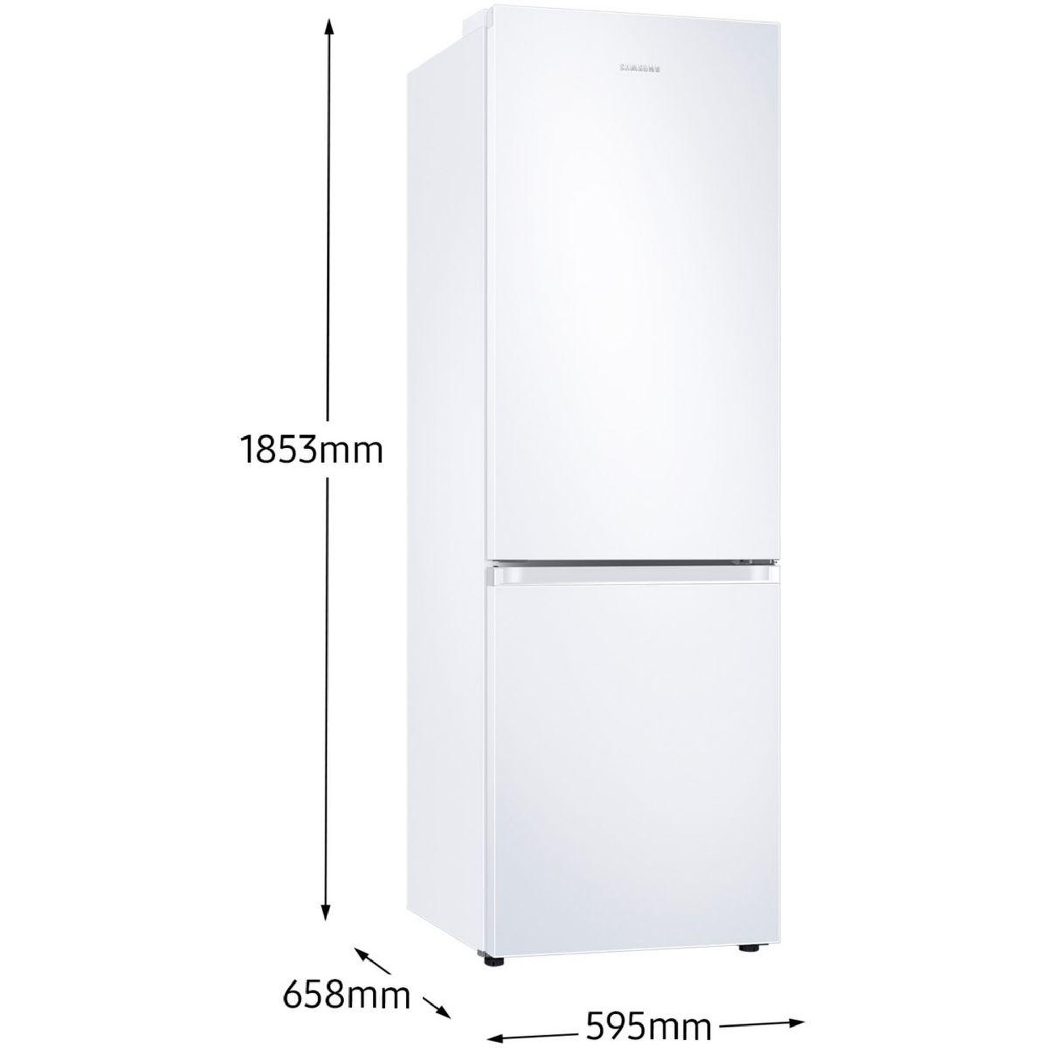 Voir la diapositive 5 : Samsung Réfrigérateur combiné rb34c600eww