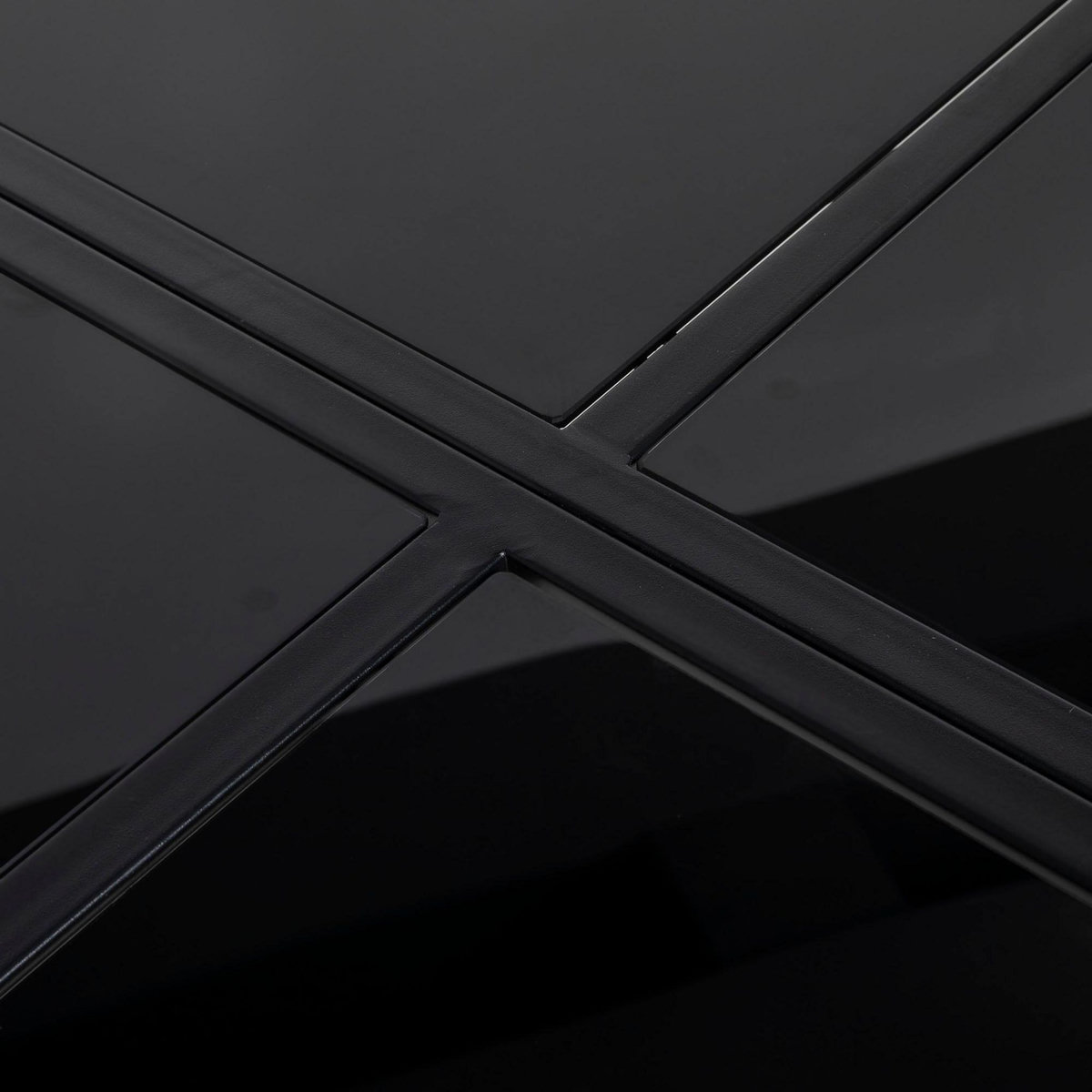 OUTSUNNY Ensemble salon de jardin design Acapulco encastrable 4 places 5 pièces noir gris