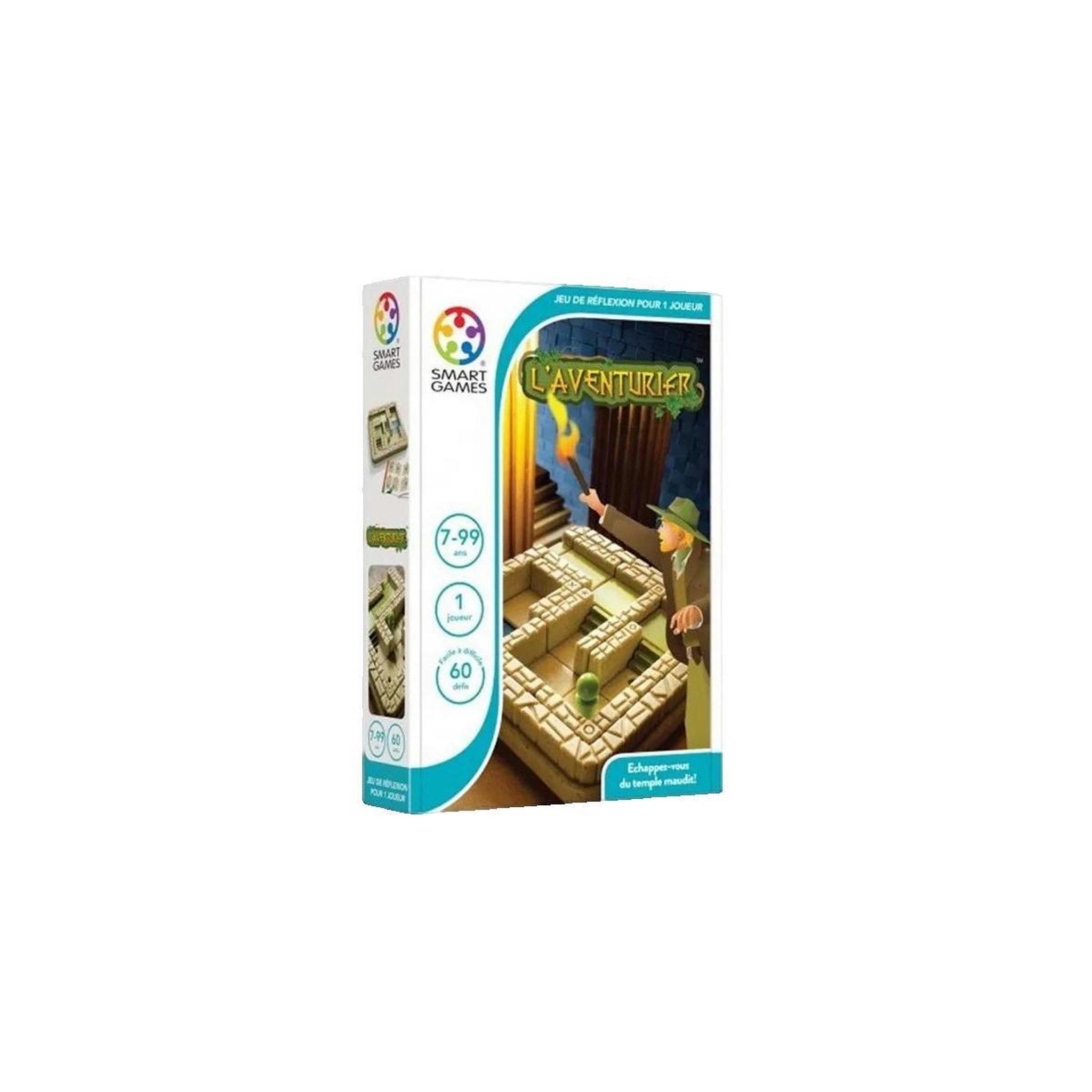 Smart Games Jeu de logique et de réflexion SmartGames L'Aventurier jaune/marron/vert