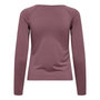 Voir la diapositive 2 : JACQUELINE DE YONG T-Shirt Manches Longues Rose Femme JDY Kaiser