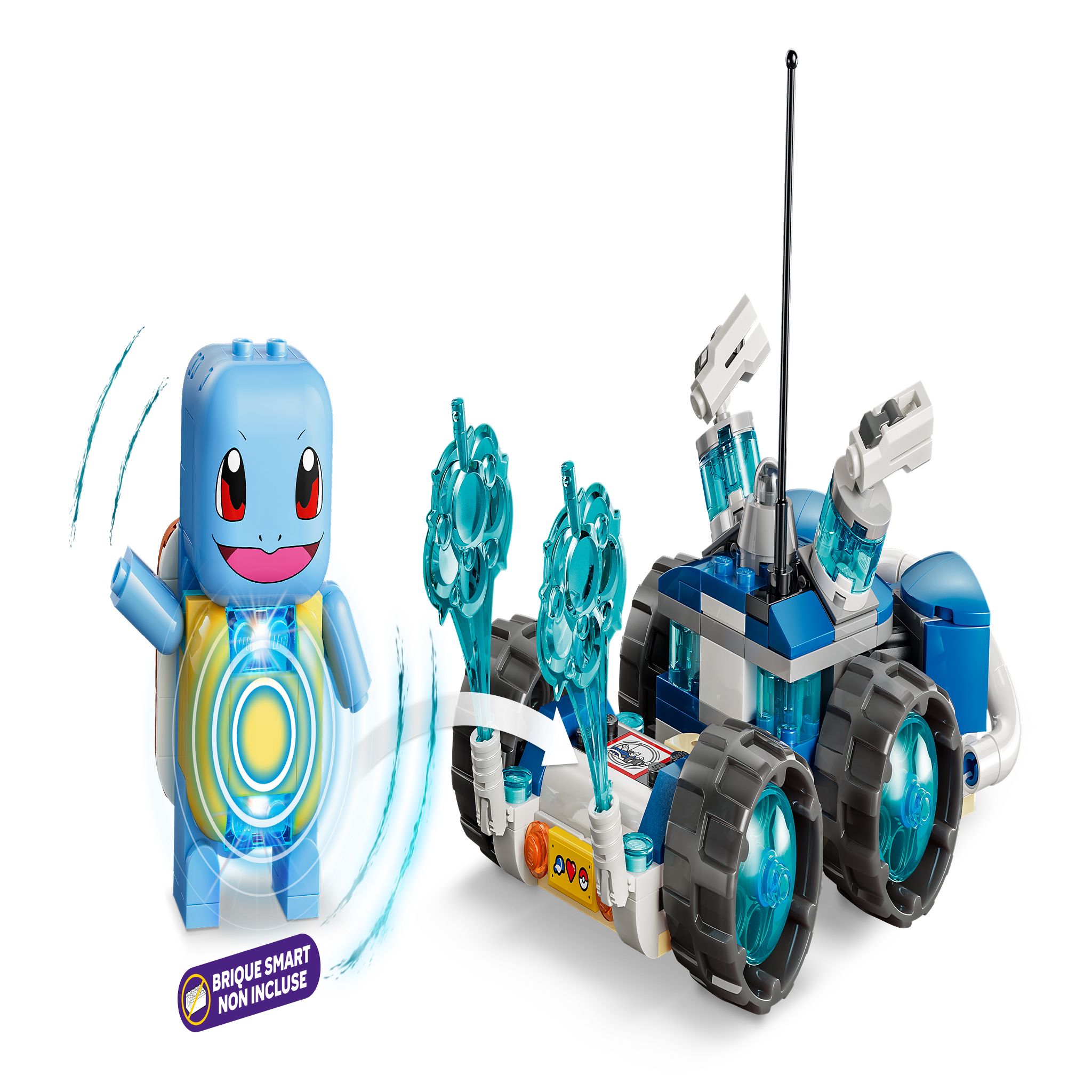 Voir la diapositive 6 : LEGO Lego pokémon 72156 l'aventure de carapuce avec buggy  dès 7 ans