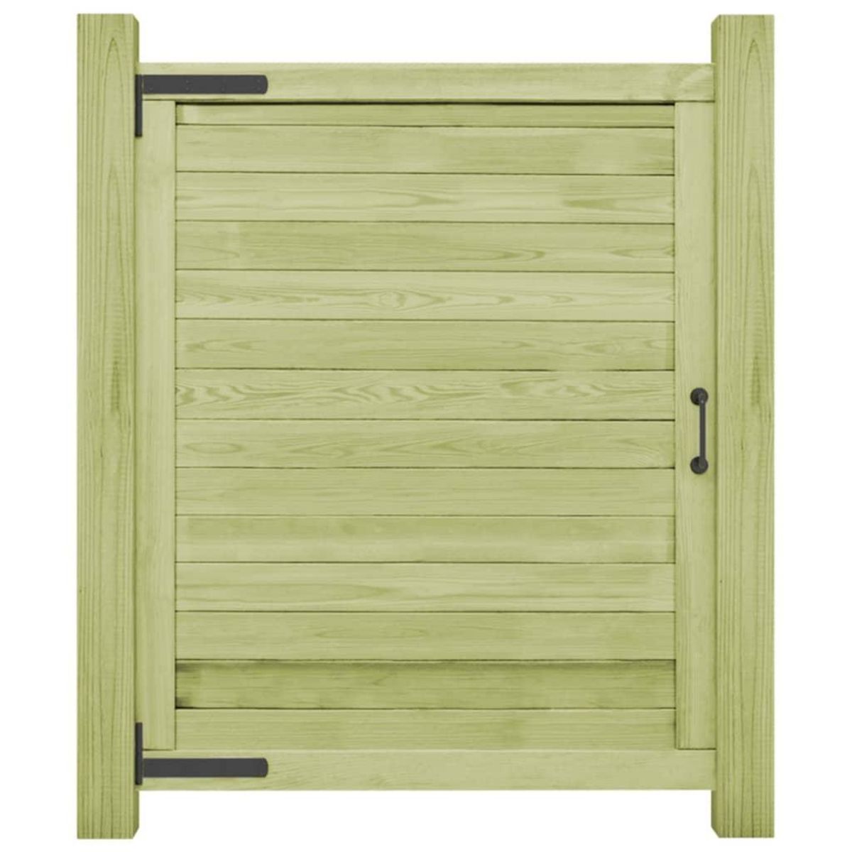 VIDAXL Portail de jardin Bois de pin impregne 125x100 cm
