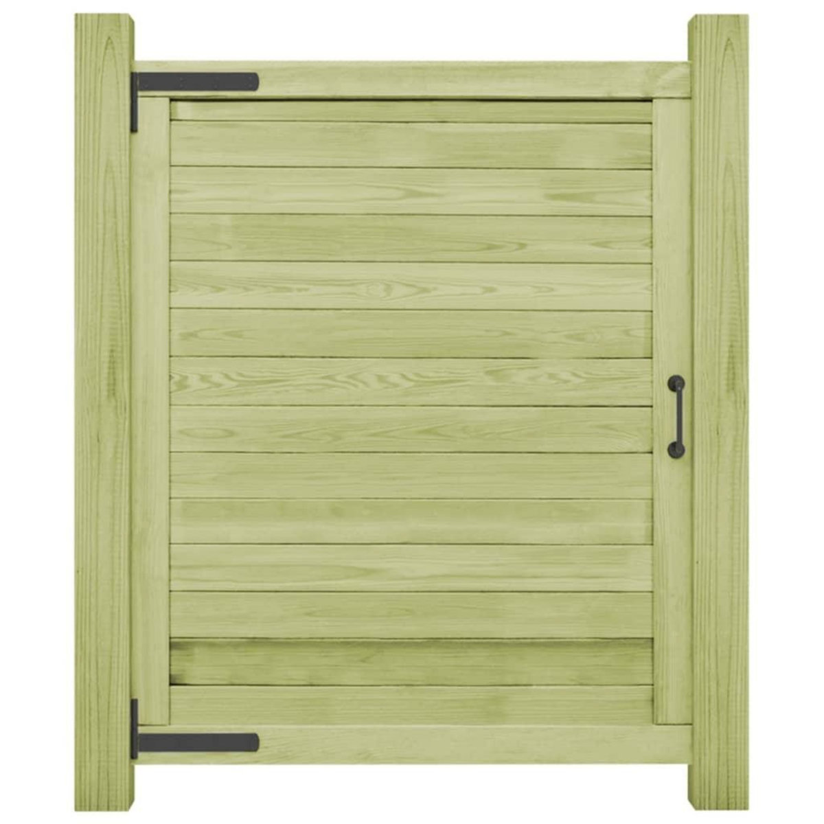 VIDAXL Portail de jardin Bois de pin impregne 125x100 cm