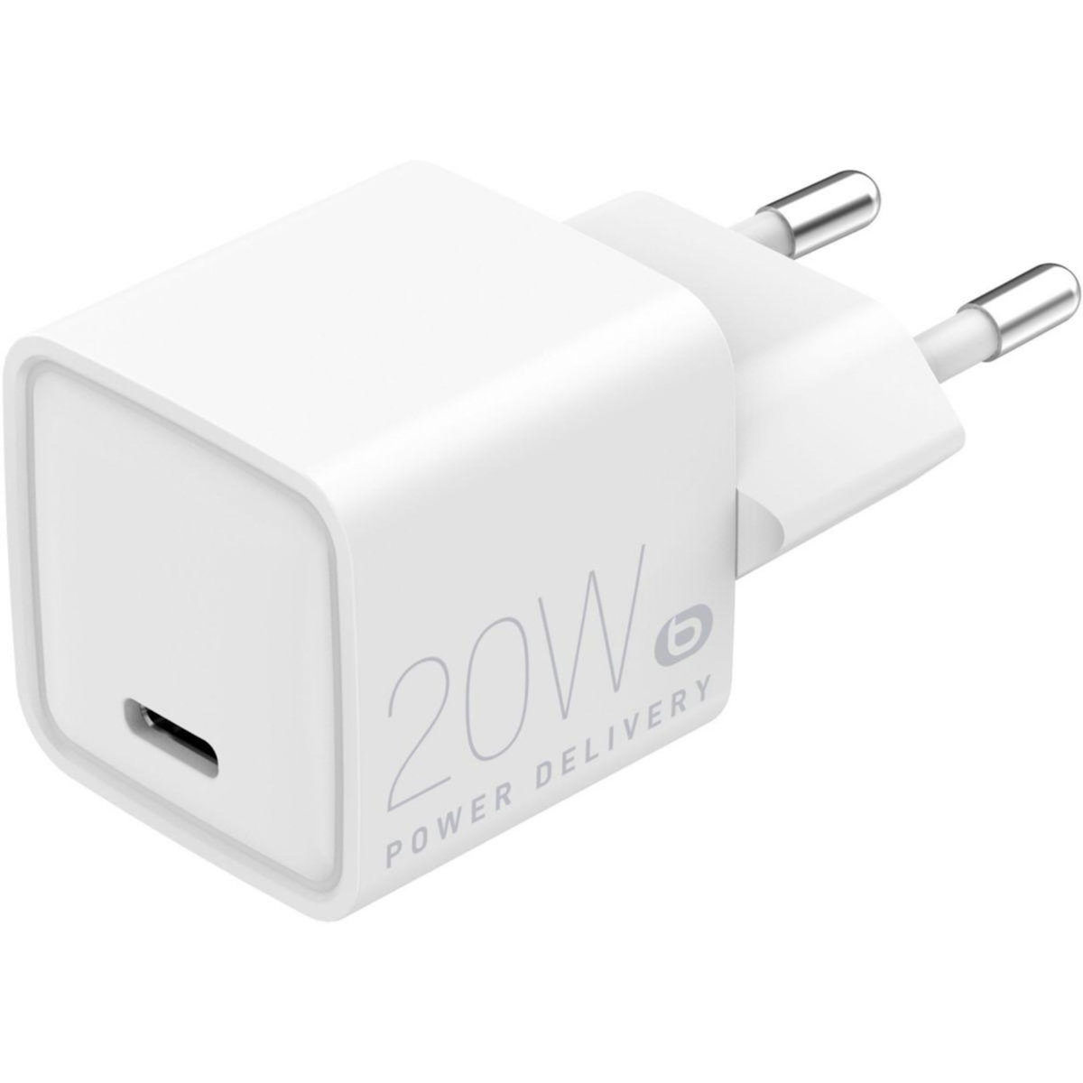 ESSENTIEL B Chargeur + câble 20W charge rapide USB-C +Câble Lightning