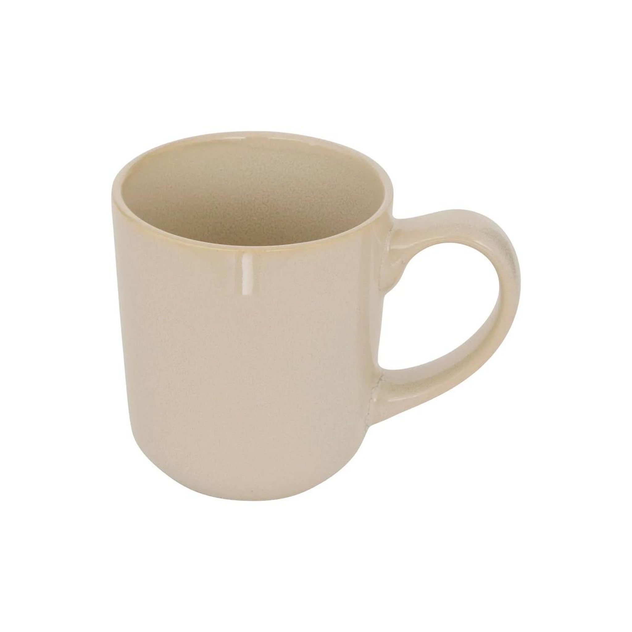 Voir la diapositive 2 : SECRET DE GOURMET Lot de 6 mugs  terre inconnue  42cl beige