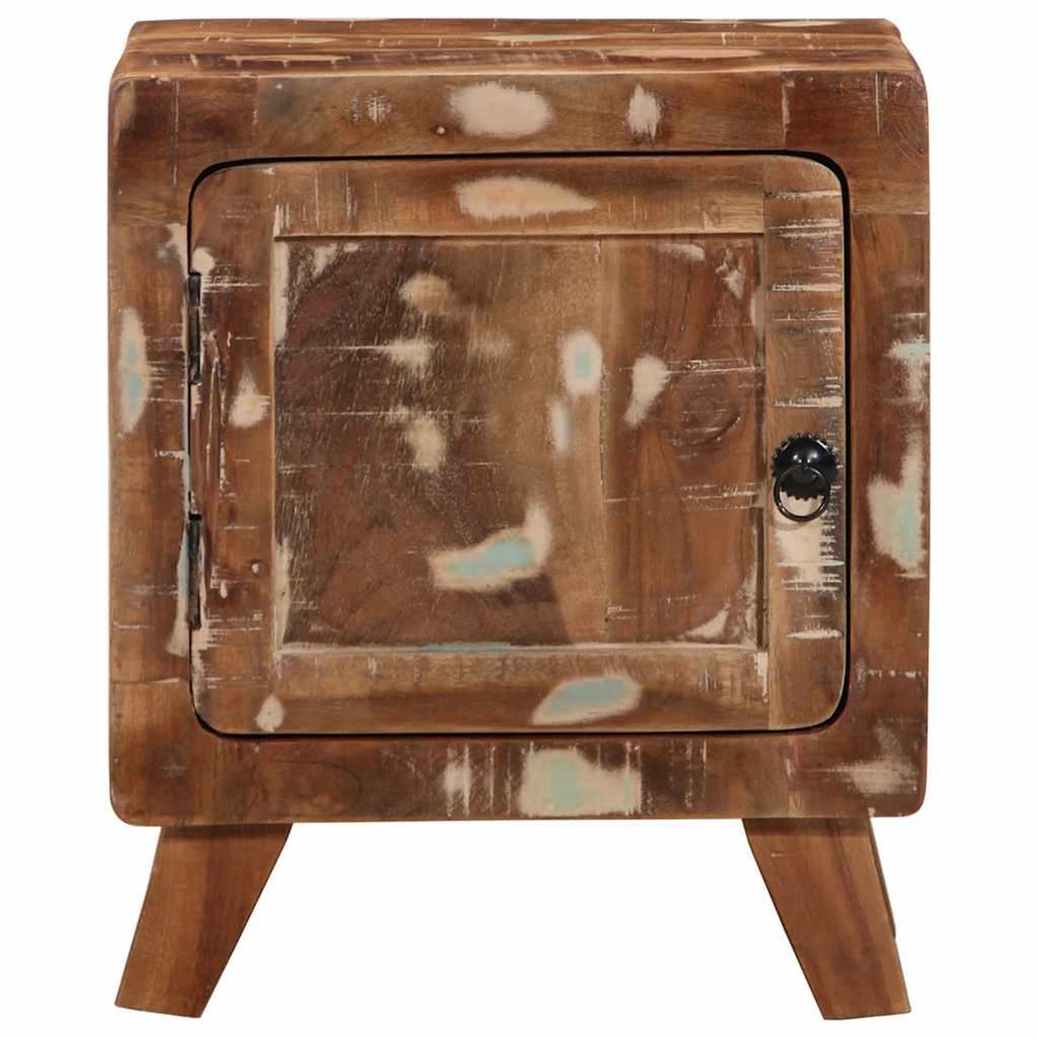 Voir la diapositive 2 : VIDAXL Table de chevet 2 pcs 40x32x46 cm bois massif de recuperation