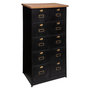 Voir la diapositive 1 : ATMOSPHERA Commode Design 10 Tiroirs  Ivan  122cm Noir