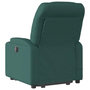 Voir la diapositive 5 : VIDAXL Fauteuil inclinable de massage electrique Vert fonce Tissu
