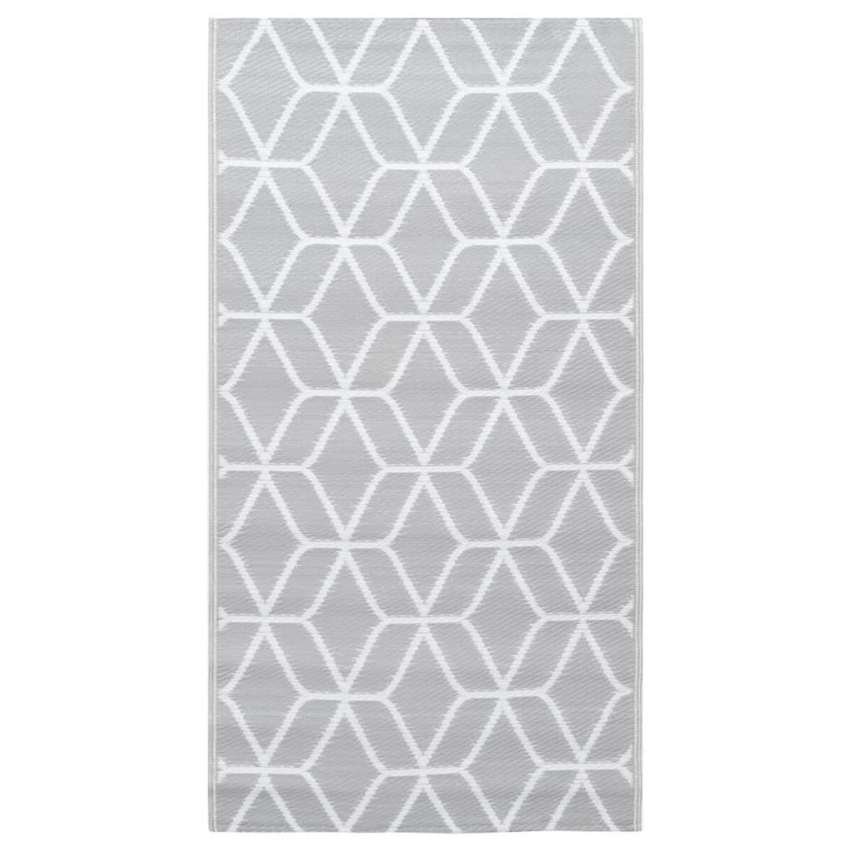 VIDAXL Tapis d'exterieur ARAKIL Gris 120x180 cm PP