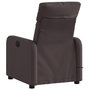 Voir la diapositive 4 : VIDAXL Fauteuil de massage inclinable Marron fonce Tissu