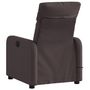 Voir la diapositive 4 : VIDAXL Fauteuil de massage inclinable Marron fonce Tissu