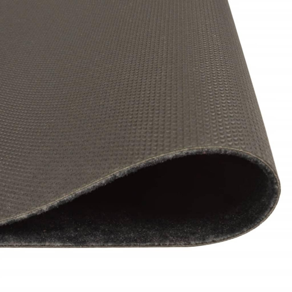 VIDAXL Tapis de cuisine lavable impression cuisine noir 60x300 cm