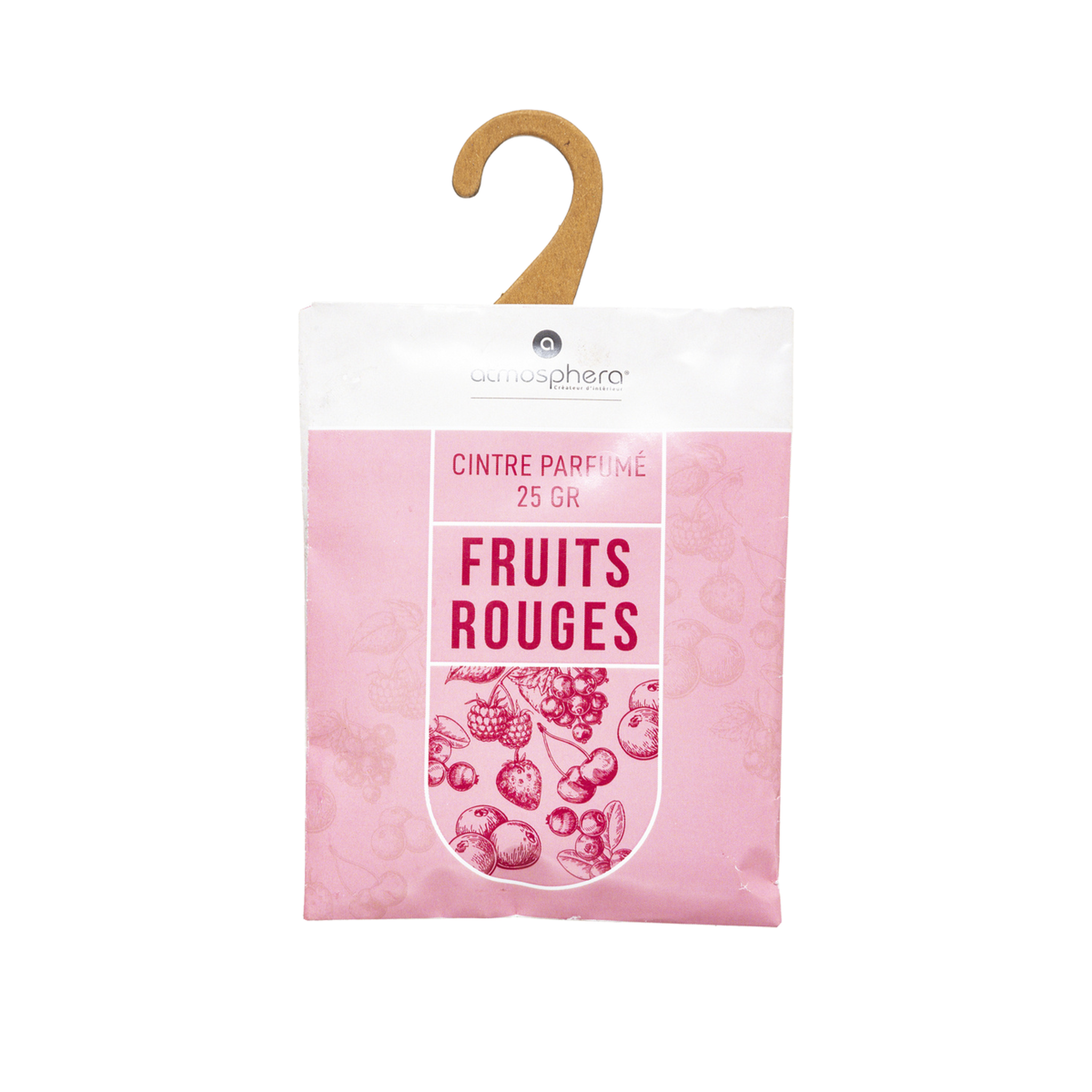 Voir la diapositive 2 : COMPTOIR DE LA BOUGIE Lot de 3 cintres parfumés  accro  14cm fruits rouges