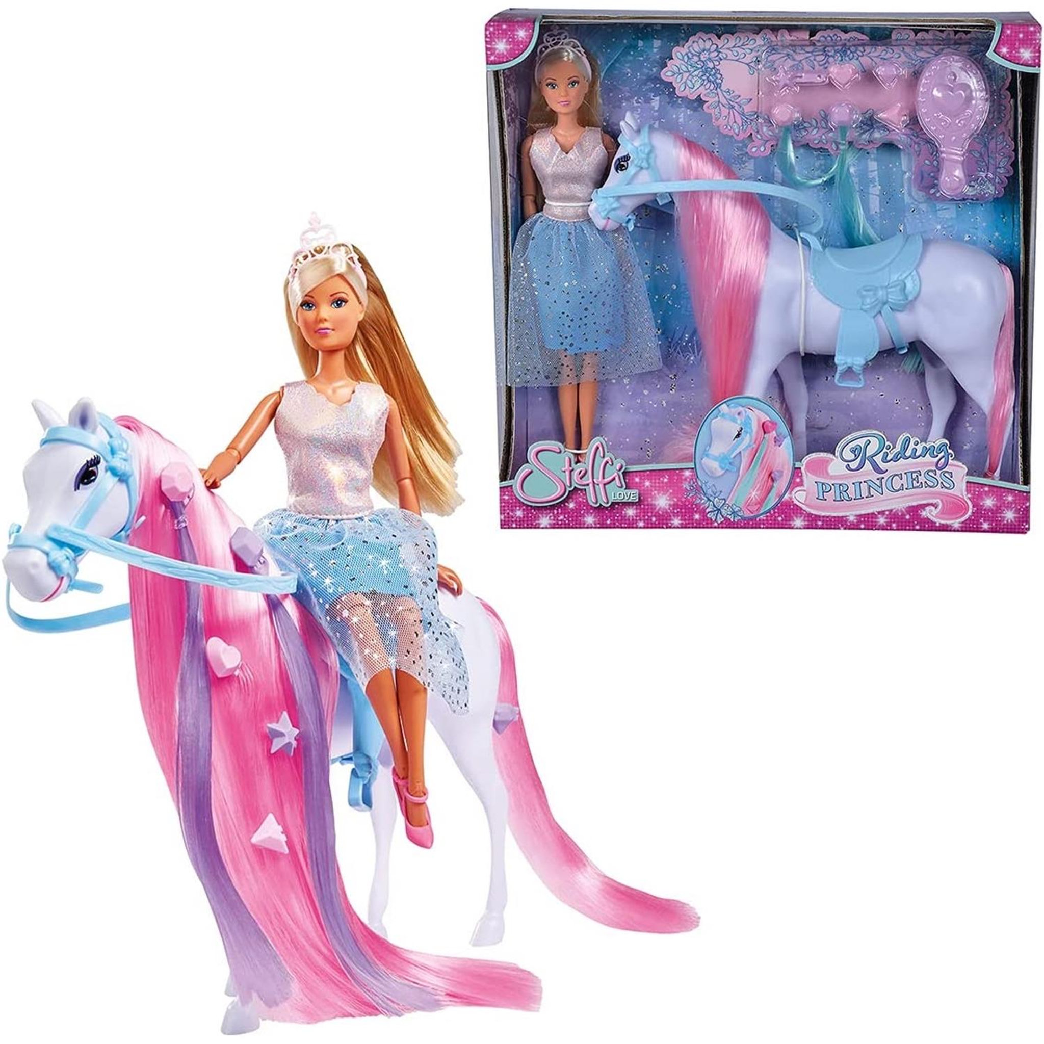 Voir la diapositive 2 : SIMBA . DICKIE . GROUP Steffi Love Princesse d'équitation