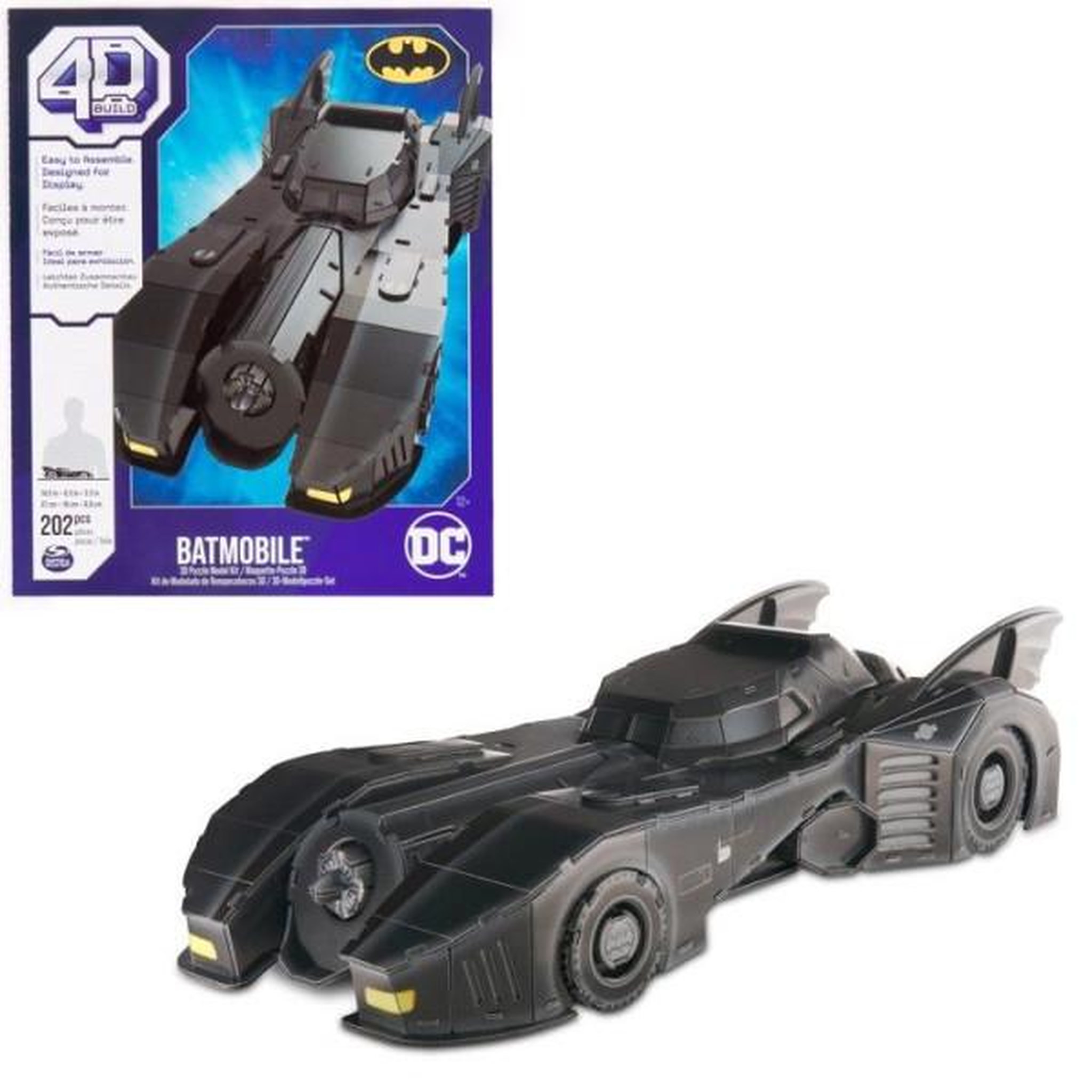 Voir la diapositive 4 : Spin Master Puzzle 4d build batman batmobile modele 3d de voiture a assembler