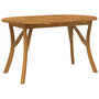 Voir la diapositive 2 : VIDAXL Table de jardin 150x90x75 cm Bois d'acacia solide