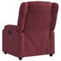 Voir la diapositive 3 : VIDAXL Fauteuil inclinable Rouge bordeaux Tissu