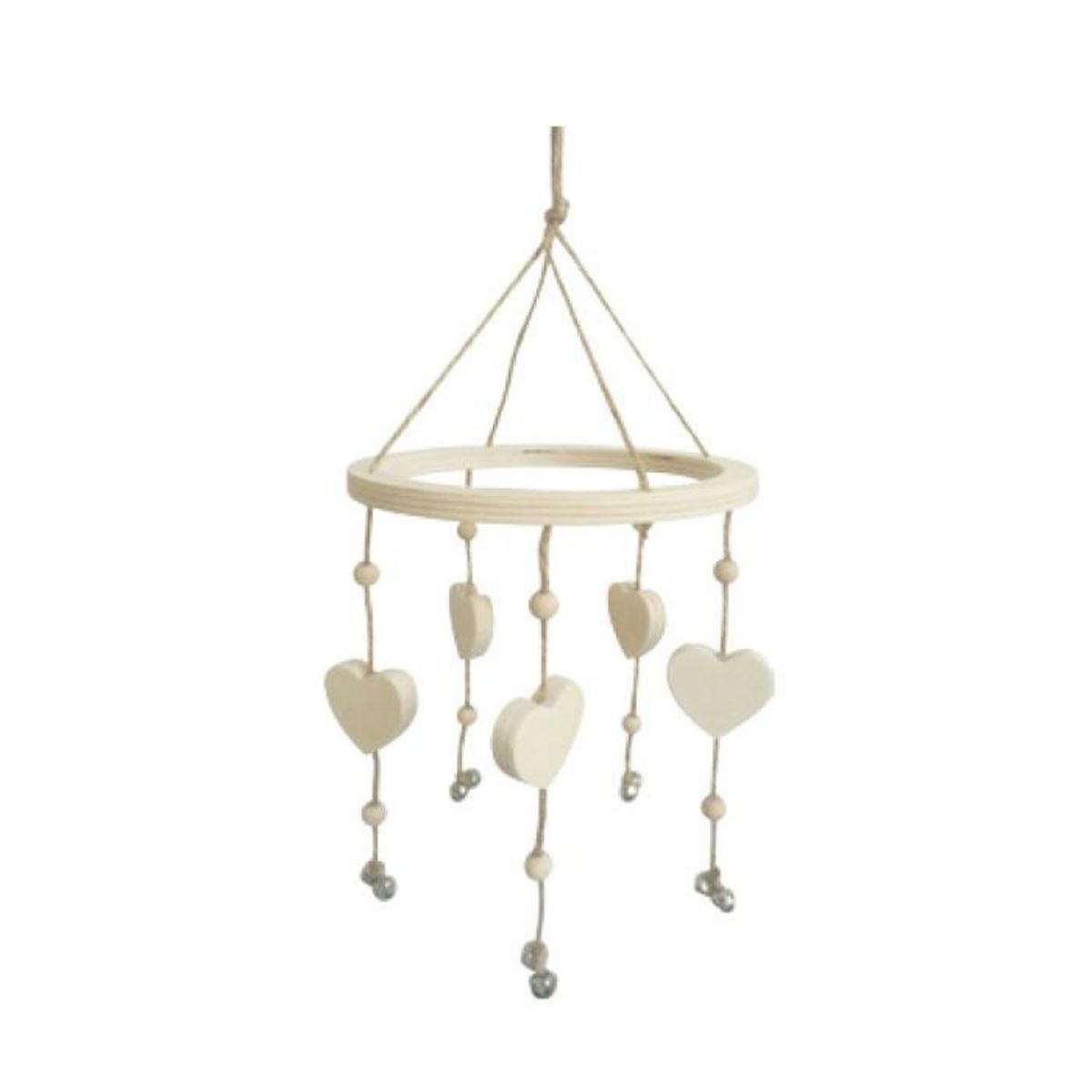 Paris Prix Mobile à Construire en Bois  Cœurs  15cm Naturel