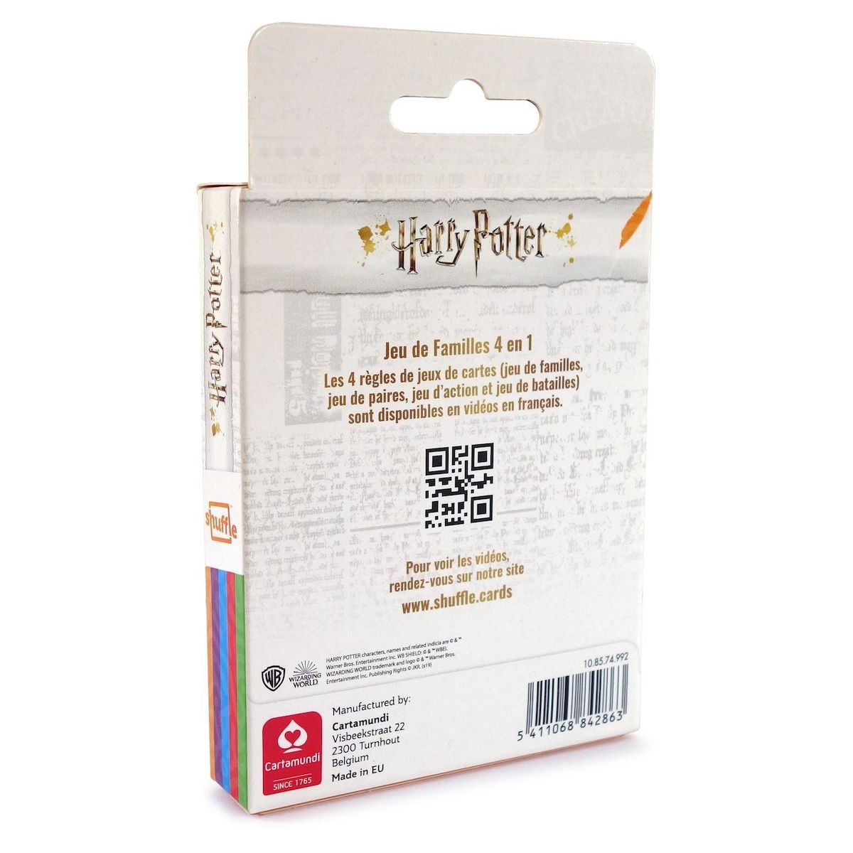 CARTAMUNDI Jeu de Famille Harry Potter - Jeu de cartes 4 en 1