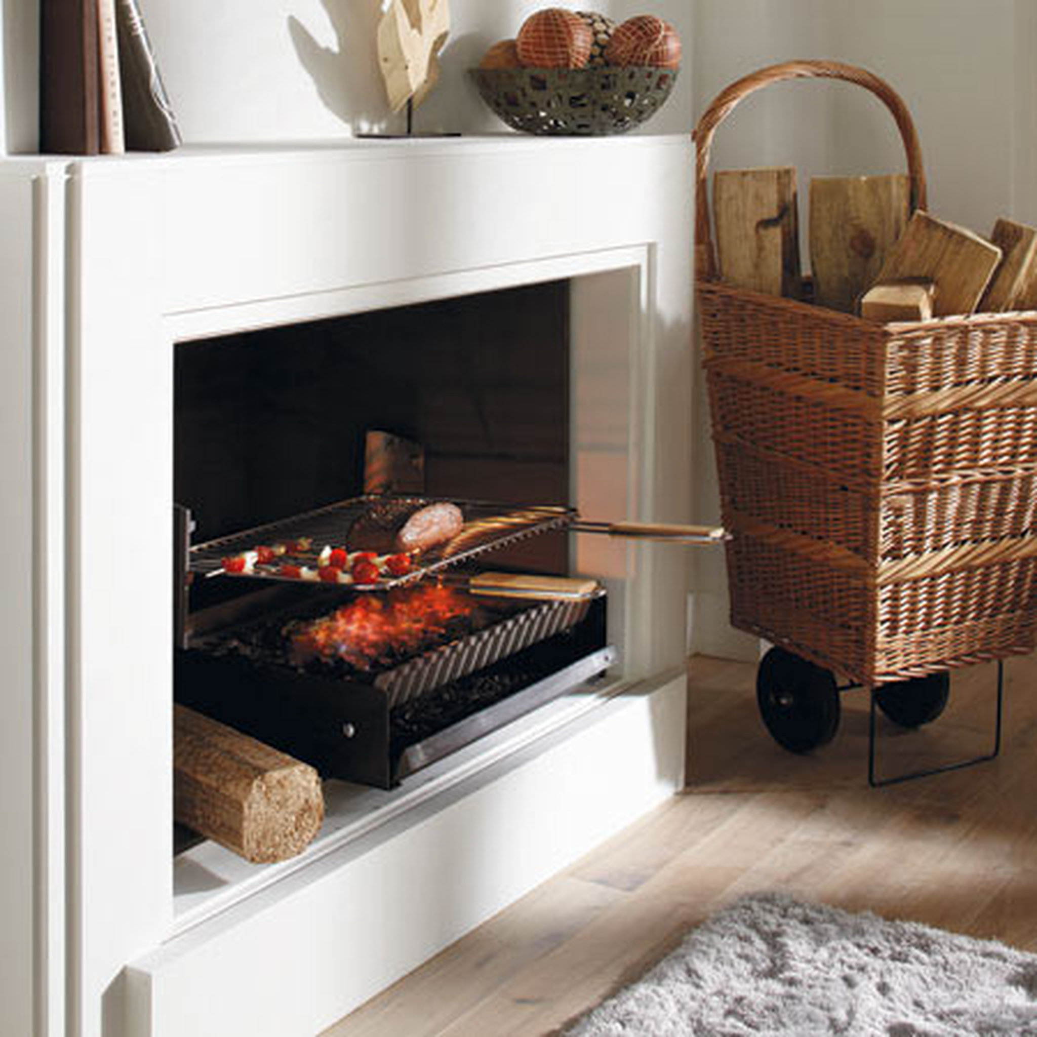 Voir la diapositive 2 : Somagic Barbecue charbon grilloir - Fonte
