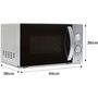 Voir la diapositive 4 : ESSENTIEL B Micro ondes grill EG204s Titane