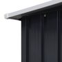 Voir la diapositive 6 : SWEEEK Abri de jardin en métal couleur anthracite 4.85m² avec puits de lumière - AUDOMAROIS-