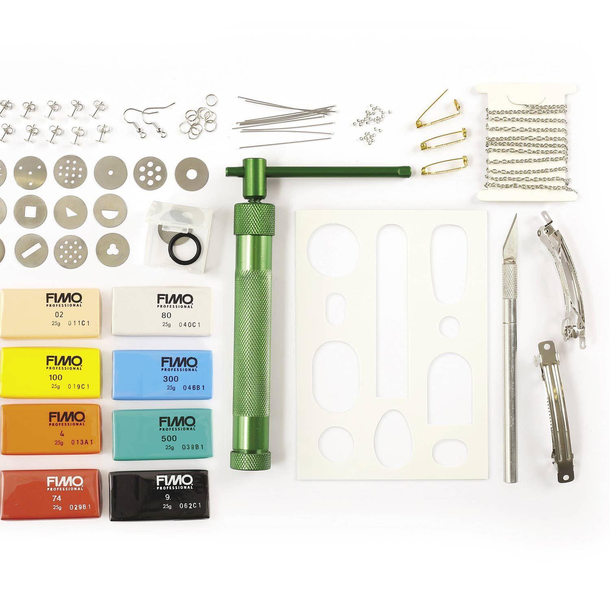 Voir la diapositive 4 : Graine créative Coffret DIY bijoux Line Art en pâte polymère