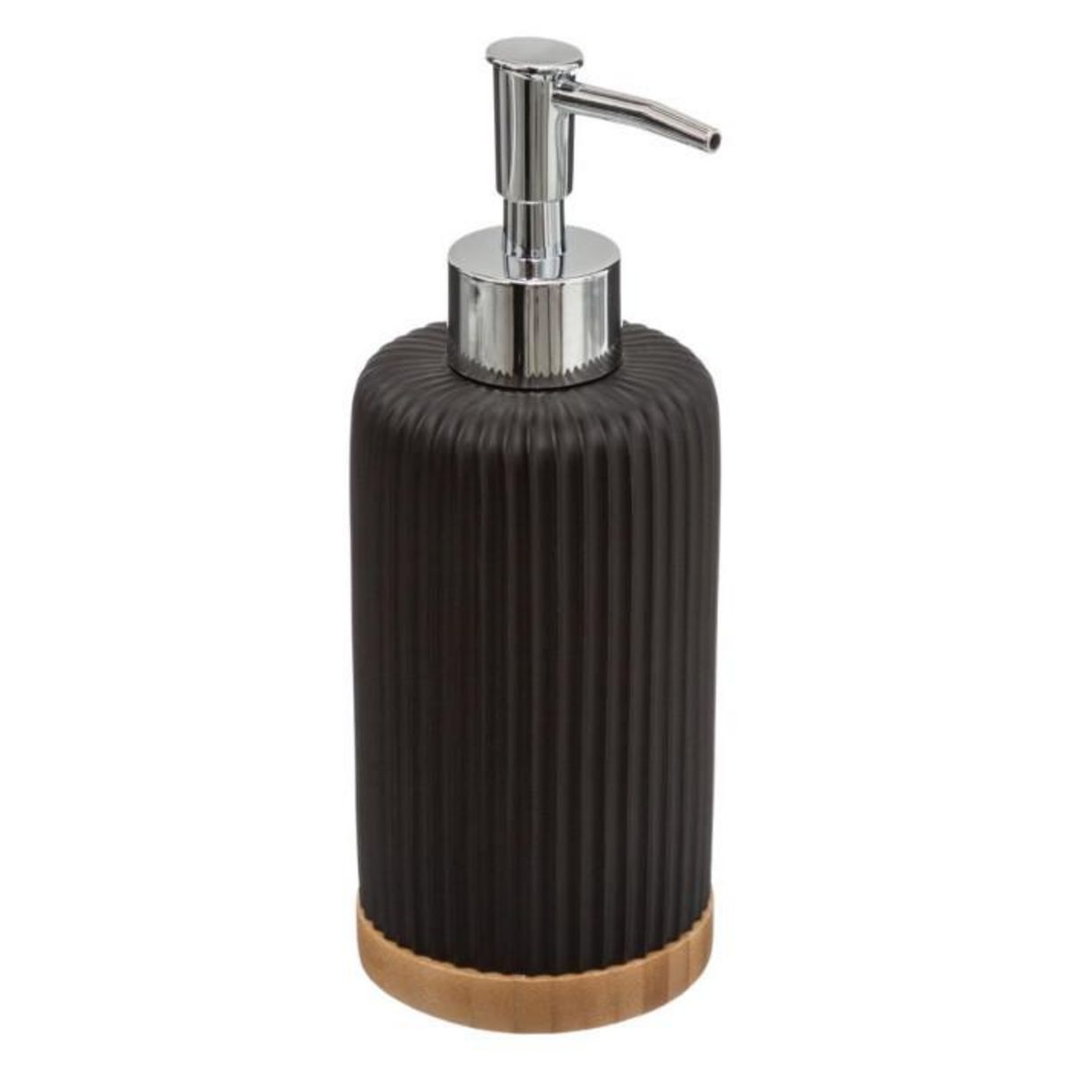 FIVE Distributeur de Savon  Natureo  19cm Charbon