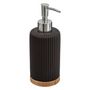 Voir la diapositive 2 : FIVE Distributeur de Savon  Natureo  19cm Charbon
