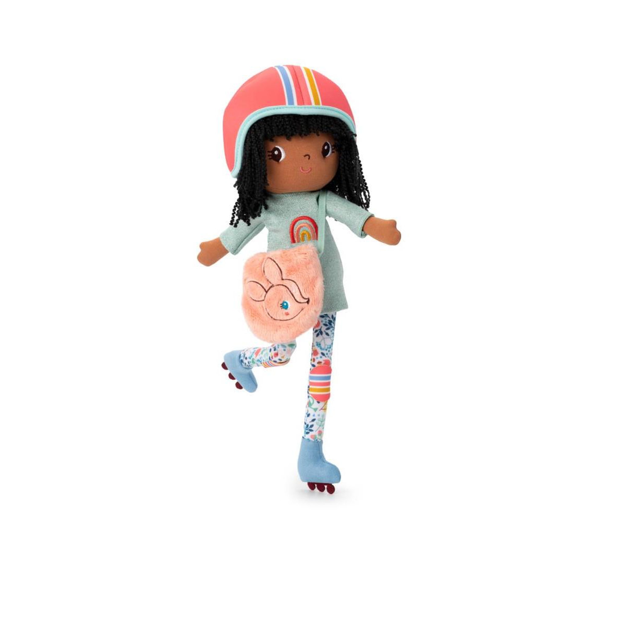 LILLIPUTIENS Lizza et ses rollers poupee de tissu