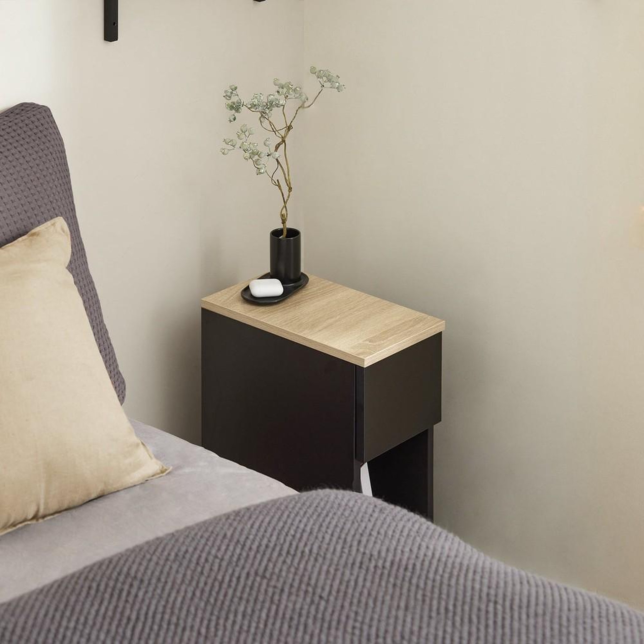 Voir la diapositive 6 : SOBUY SoBuy - Lot De 2 Tables De Chevet à 1 tiroir - Minimaliste - FBT111X2