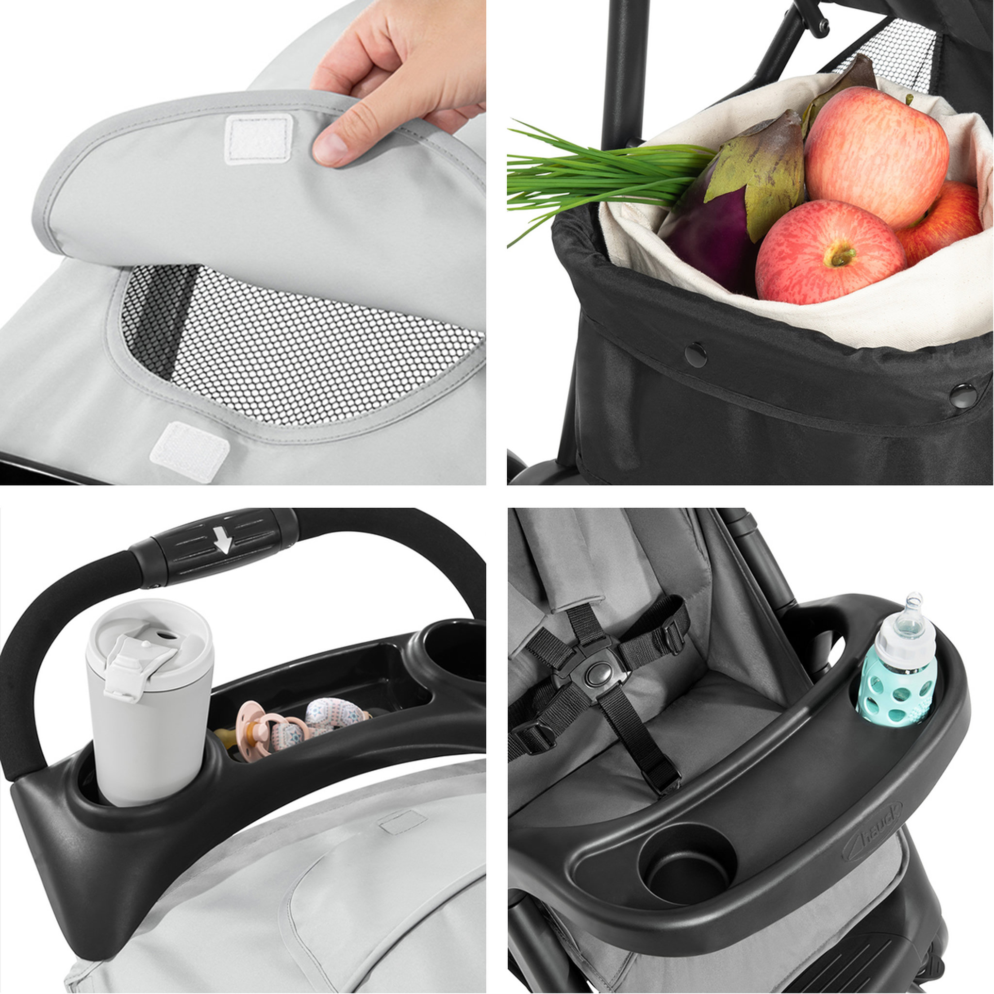 Voir la diapositive 5 : HAUCK Poussette Shopper Neo II - Gris