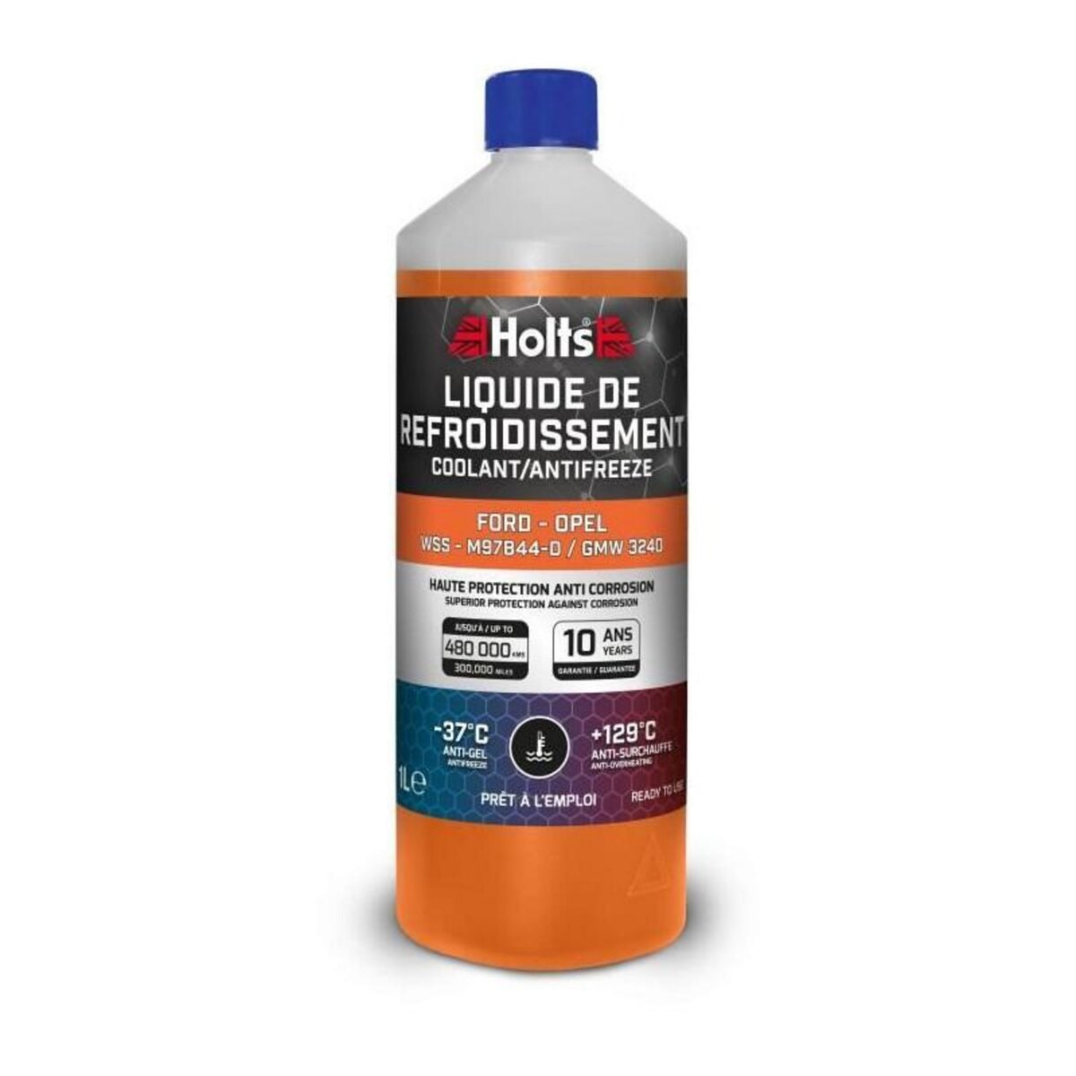 HOLTS Liquide de Refroidissement - HOLTS - HAFR0009B - Dédié Ford / Opel WSS - M97B44-D / GMW 3240 1L