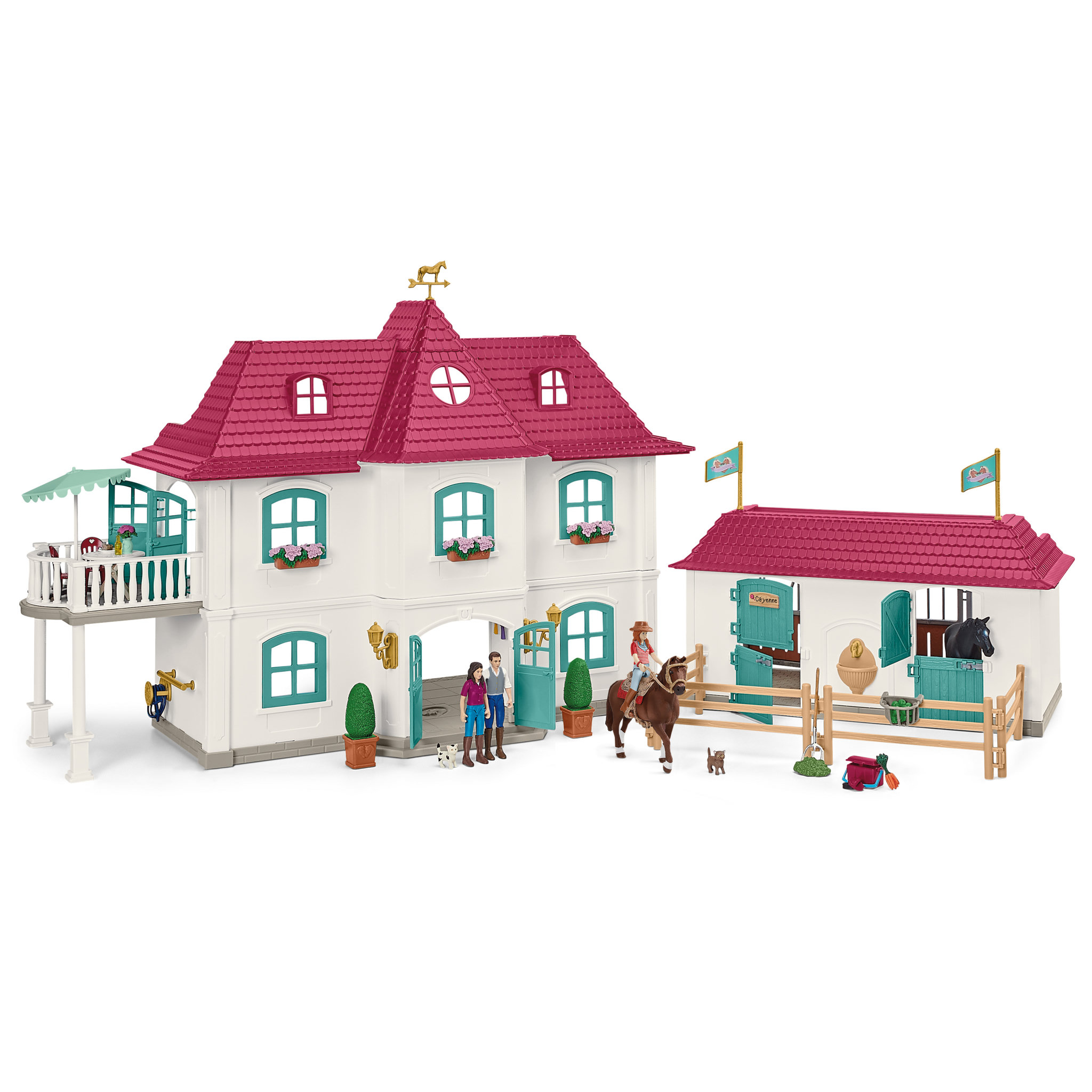 Voir la diapositive 1 : Schleich Grand Centre équestre de Lakeside