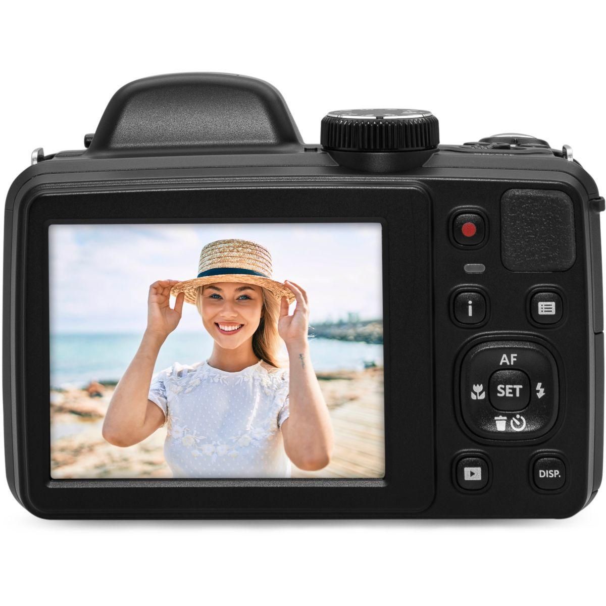 Kodak Appareil photo Bridge AZ425 Black + 1 Batterie + Etui