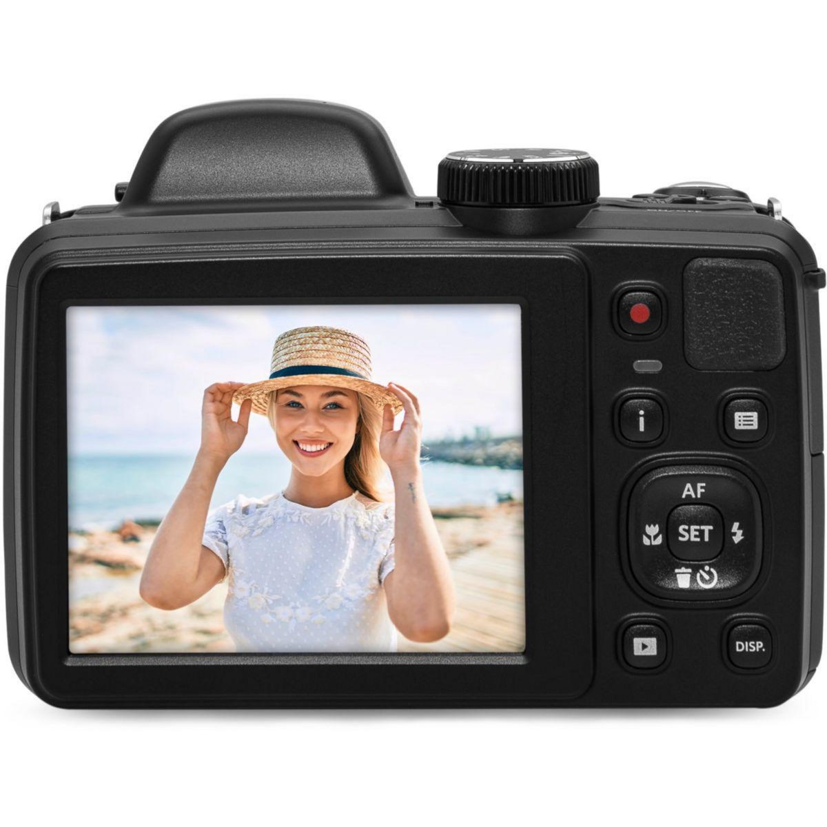 Kodak Appareil photo Bridge AZ425 Black + 1 Batterie + Etui