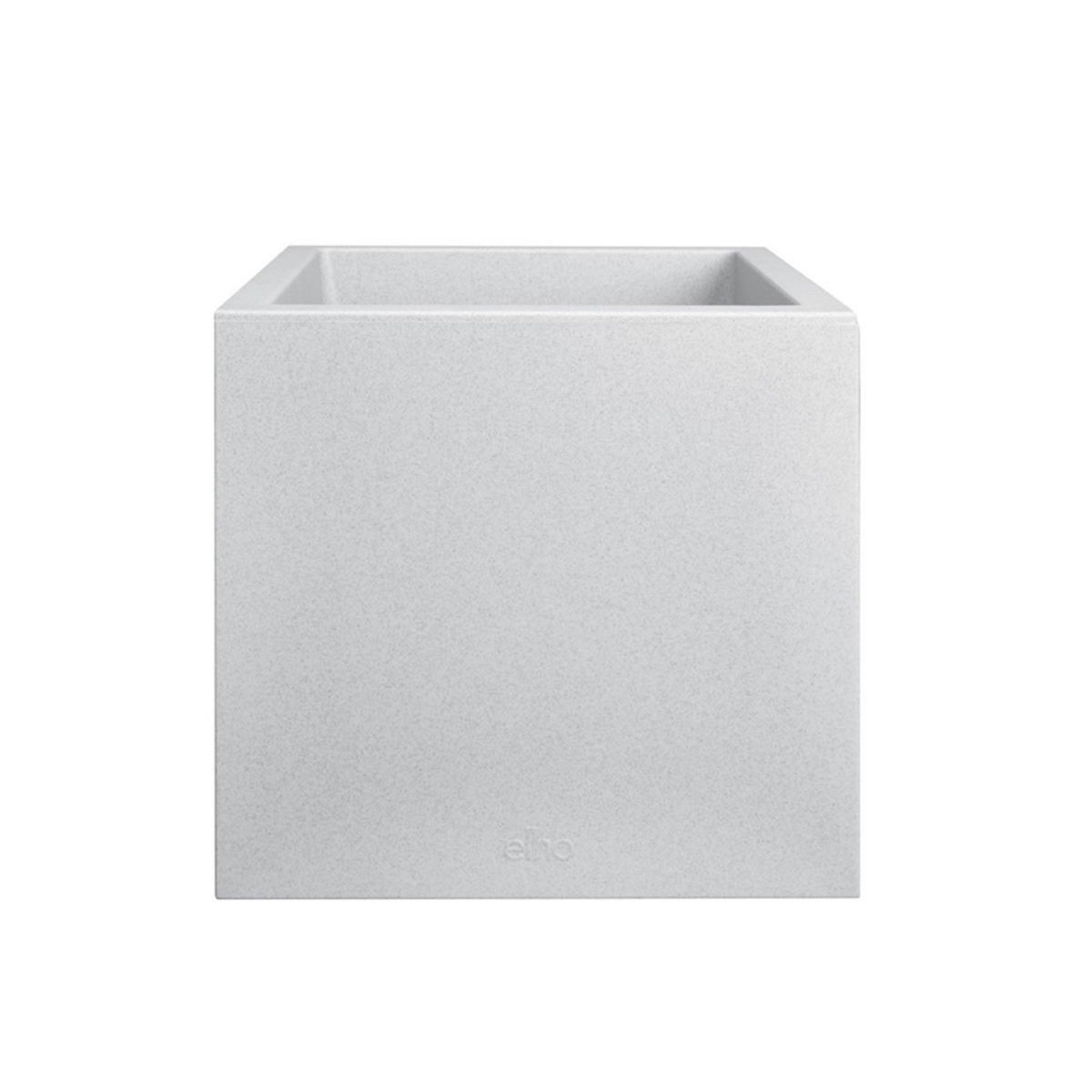 ELHO Jardinière carré en plastique 40 x 40 cm Elho Vivo Next Square ciment clair