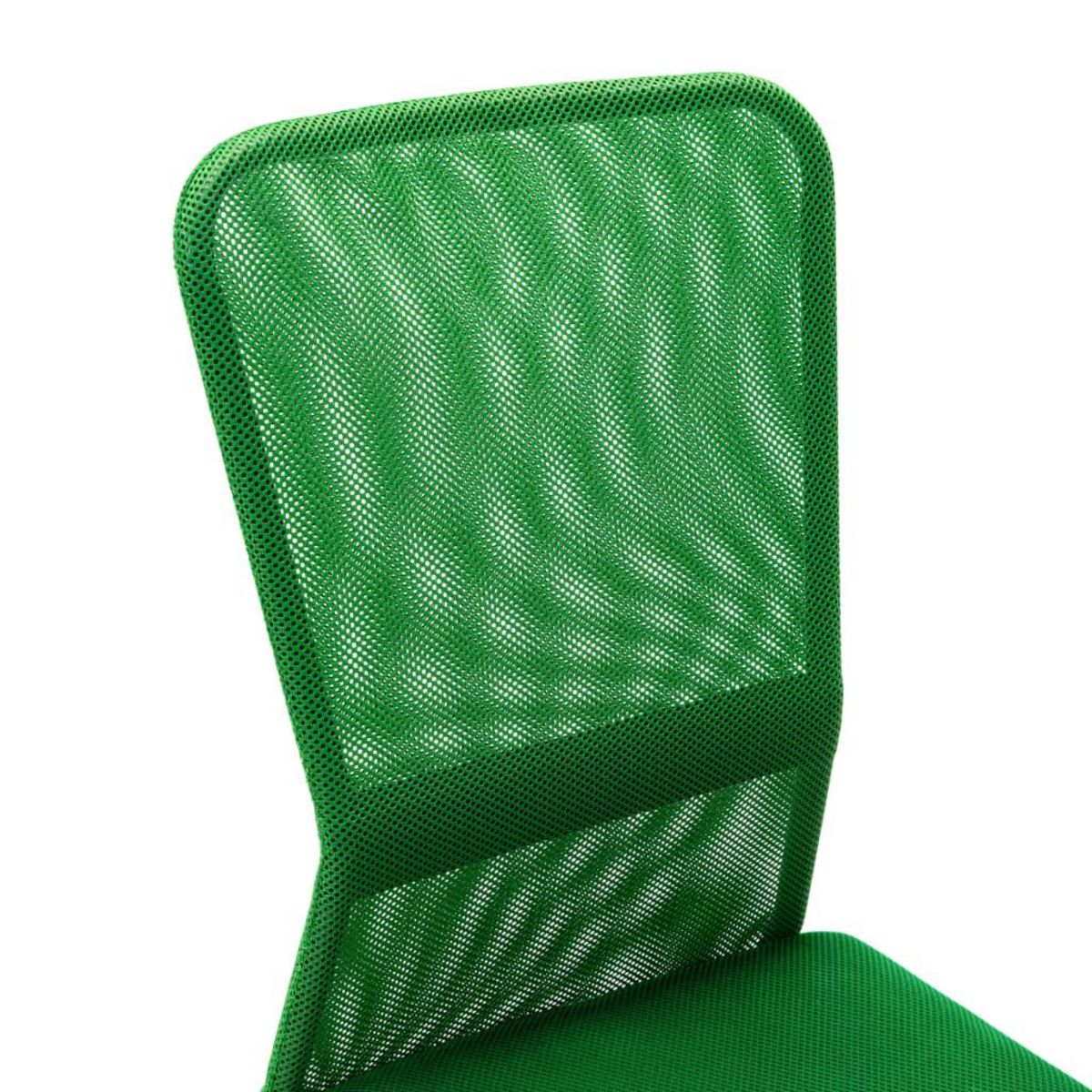 VIDAXL Chaise de bureau Vert 44x52x100 cm Tissu en maille