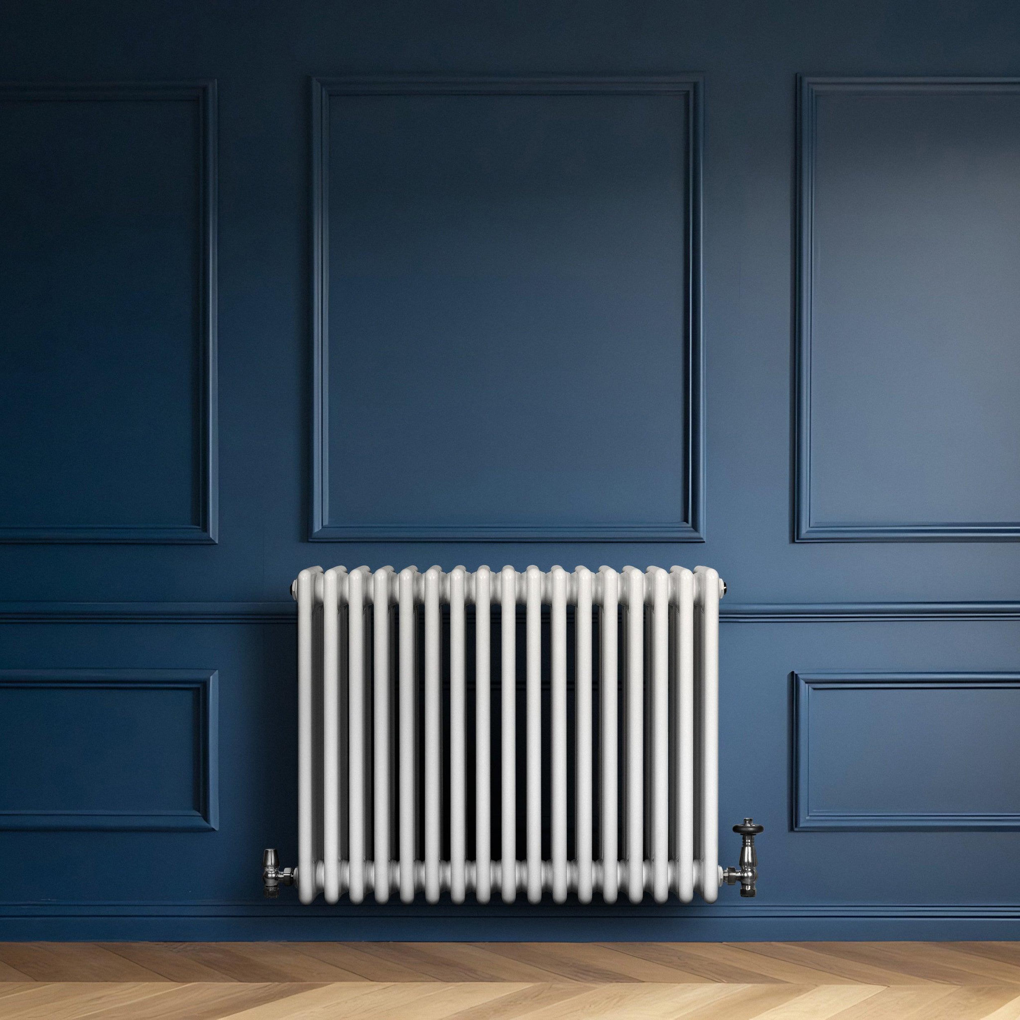 Voir la diapositive 4 : MONSTERSHOP Radiateur traditionnel à 4 colonnes & vannes - 600 x 785 mm