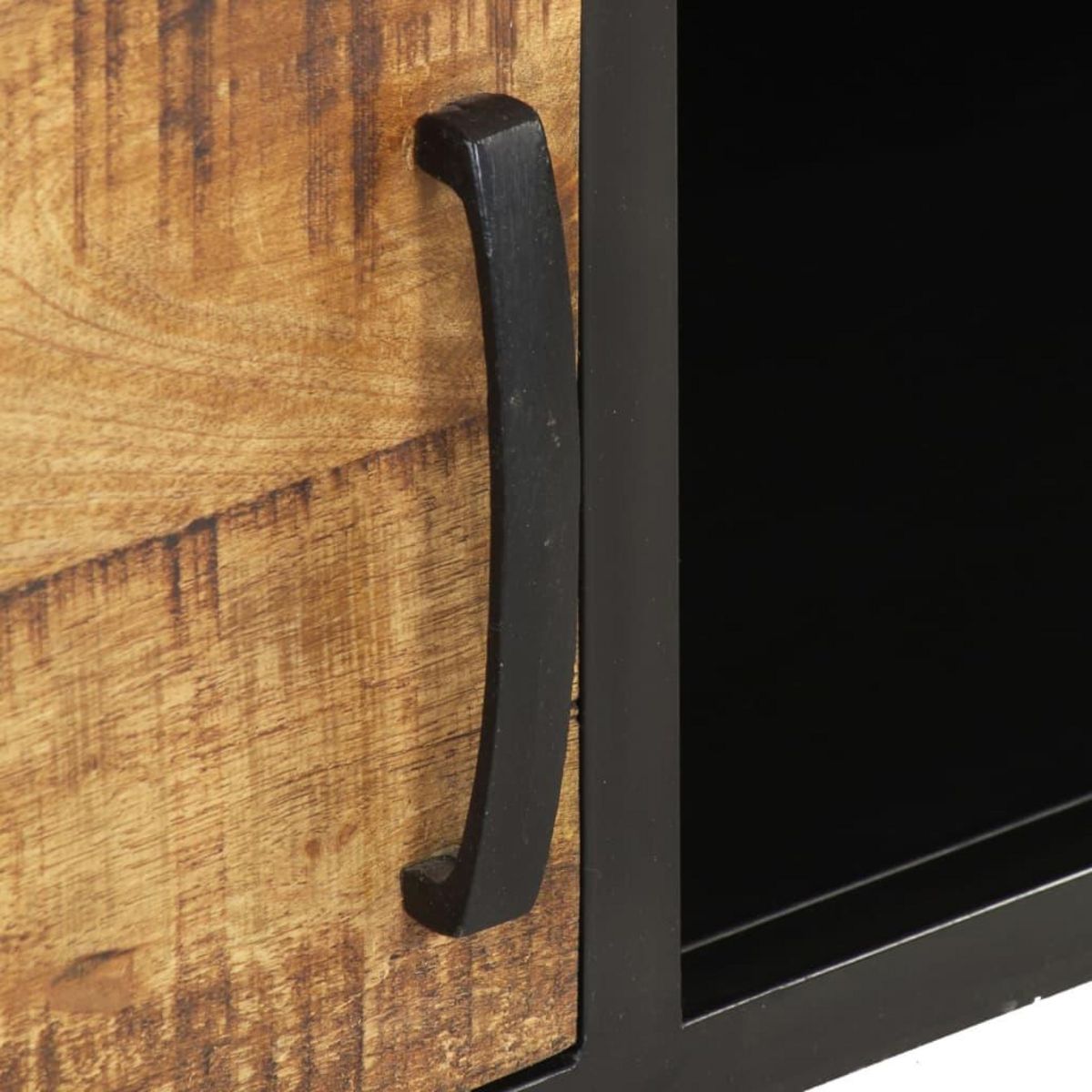 VIDAXL Table basse 105x50x35 cm Bois de manguier brut