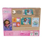SpinMaster Boite 3 puzzles bois fsc gabby et la maison magique