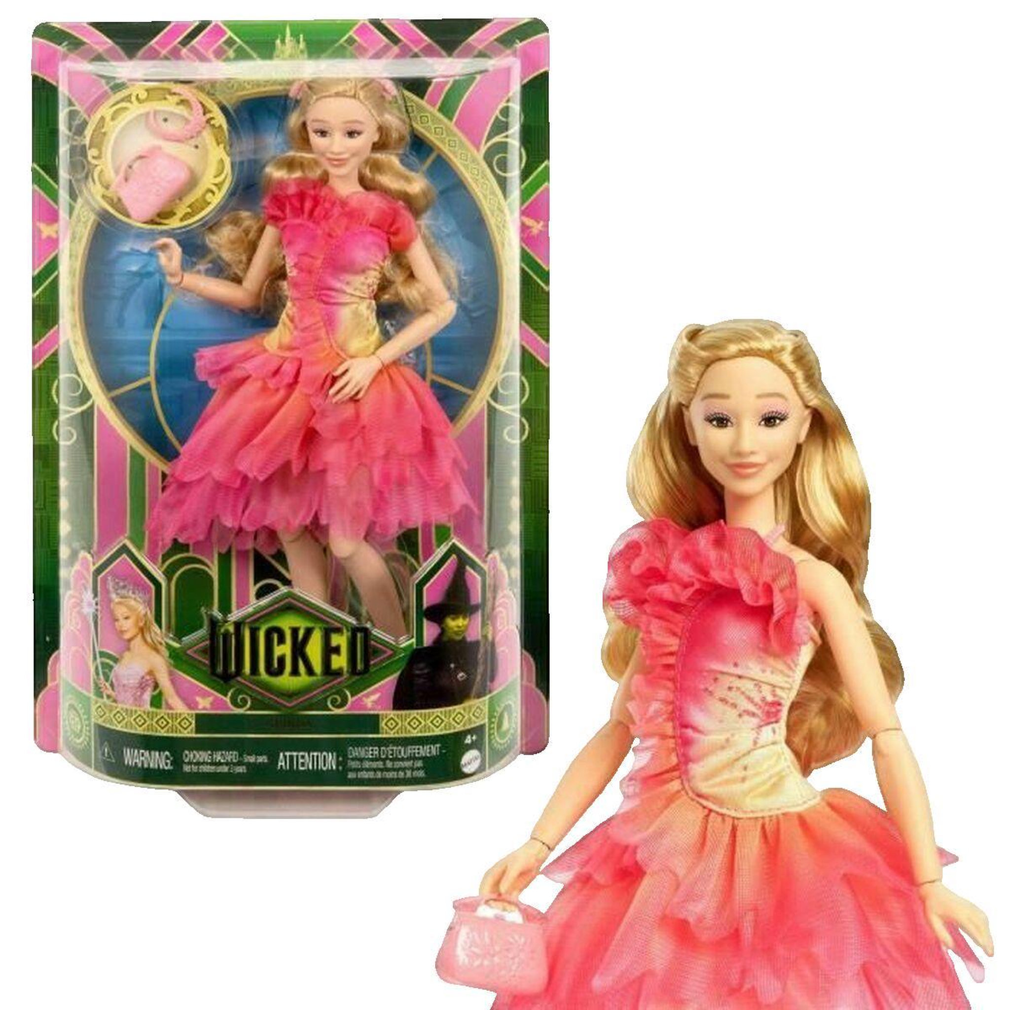 DISNEY Poupée Disney Glinda Robe rose