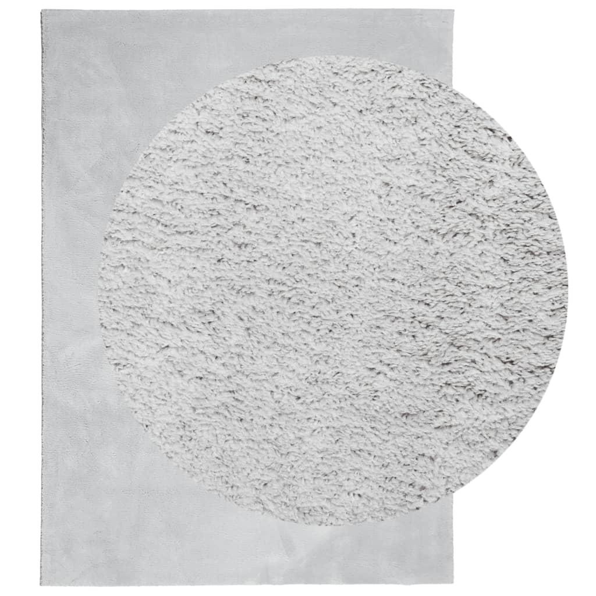 Voir la diapositive 3 : VIDAXL Tapis HUARTE a poils courts doux et lavable gris 160x230 cm